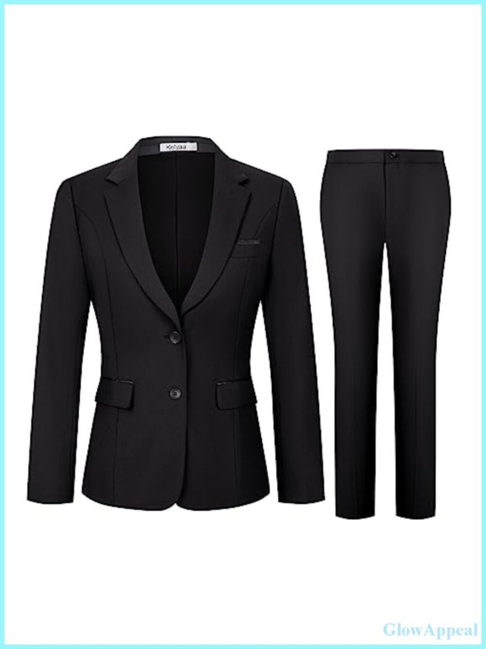 Womens 2 Piece Suit Set Blazer & Pants Work Business Outfit